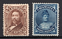 1875-82 Hawaii, United States, USA (Scott 35, 37, CV $20)