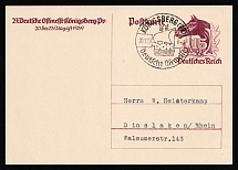 1939 '27th German Eastern Trade Fair. Koenigsberg 1939', Propaganda Postal stationery, Third Reich Nazi Germany