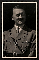 1938 'Adolf Hitler', Propaganda Postcard, Third Reich Nazi Germany