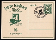 1940 'Stamp Day 1940', Propaganda Postal stationery, Third Reich Nazi Germany