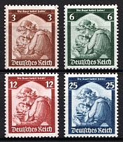 1935 Third Reich, Germany (Mi. 565 - 568, Full Set, CV $160, MNH)