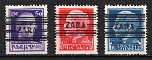 1943 Zadar, German Occupation, Germany (Mi. 32 - 34, Full Set, CV $210)