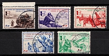 1942 French Legion, Germany (Mi. VI - X, Full Set, Canceled, CV $30)