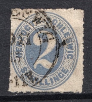 1865-67 2s Schlezwig, German States, Germany (Mi. 16, Canceled, CV $90)