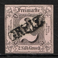 1852-56 2sgr Thurn and Taxis, German States, Germany (Mi. 5, Signed, Canceled, CV $30)