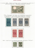 1906-09 German Empire Revenues Collection, Receipt Stamp for a Payment to the Public Education Administration, Customs statistics taxes, Tax on Bank Checks (Used)