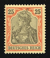 1902 25pf German Empire, Germany (Mi. 73, Signed, CV $300, MNH)