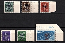 1944 Ljubljana, German Occupation, Germany (Mi. 33 - 38, Full Set, Margins, CV $360, MNH)