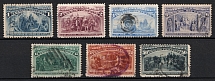 1893 Columbian Issue, United States, USA (Scott 230, 231, 233, 235, 238 - 240, Used, CV $370)