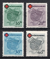 1949 Wurttemberg-Hohenzollen, French Zone of Occupation, Germany (Mi. 40 A - 43 A, Full Set, CV $100)