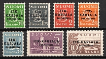 1941 East Karelia, Finnish Occupation (Mi. 1 I - 7 I, Full Set, CV $30)