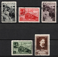 1941 25th Anniversary of the Death of Surikov, Soviet Union, USSR, Russia (Full Set, Canceled)