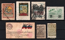 Russia, Cinderellas Stock of Stamps