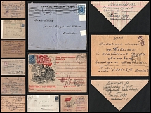 1941-60 Soviet Union, USSR, Russia, Collection of Censorship Covers and Postcards (Used)