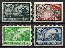 1944 Cities - Heroes of the World War II, Soviet Union, USSR, Russia (Full Set, MNH)