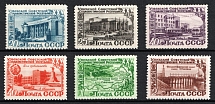 1950 25th Anniversary of Uzbek SSR, Soviet Union, USSR, Russia (Full Set, MNH)