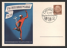 1939 'Stamp Day 1939', Propaganda Postal stationery, Third Reich Nazi Germany