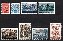 1944 Macedonia, German Occupation, Germany (Mi. 1 II - 8 II, Full Set, Signed, CV $370)