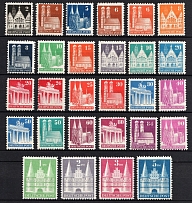 1948-52 British and American Zones of Occupation, Germany (Mi. 73 wg - 100 I wg, Full Set, CV $180)