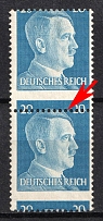 1941 20pf Third Reich, Germany, Pair (Mi. 791 var SHIFTED Perforation, CV $200)