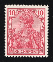 1900 10pf German Empire, Germany (Mi. 56 a, Signed, MNH)