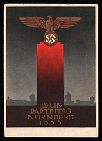 1936 'Reich Party Congress of the NSDAP 1936 Nuremberg', Propaganda Postcard, Third Reich Nazi Germany