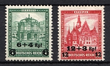 1932 Weimar Republic, Germany (Mi. 463 - 464, Full Set, CV $80, MNH)