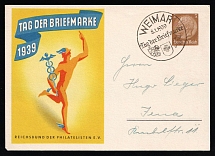 1939 'Stamp Day 1939', Propaganda Postal stationery, Third Reich Nazi Germany