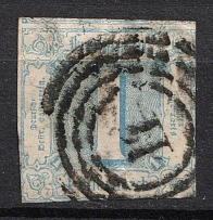 1860 1sgr Thurn and Taxis, German States, Germany (Mi. 15, Canceled, CV $40)