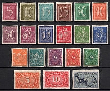 1921-22 Weimar Republic, Germany (Mi. 177 - 196, Full Set, CV $60, MNH)