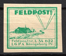 1937-45 Konigsberg, Air Force Post Office LGPA, Red Cross, Military Mail Field Post Feldpost, Germany